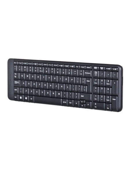 Zestaw Klawiatura + Mysz Membranowa Logitech Mk220 920-003168 (Usb 2.0  Kolor Czarny  Optyczna)