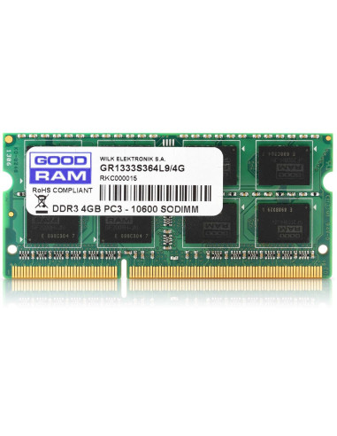 Pamięć Goodram Gr1600S364L11S/4G (Ddr3 So-Dimm  1 X 4 Gb  1600 Mhz  Cl11)