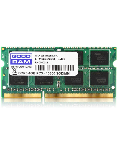 Pamięć Goodram Gr1600S364L11S/4G (Ddr3 So-Dimm  1 X 4 Gb  1600 Mhz  Cl11)