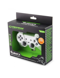 Gamepad Bezprzewodowy Esperanza Gladiator Egg108W (Pc, Ps3  Kolor Biały) 2