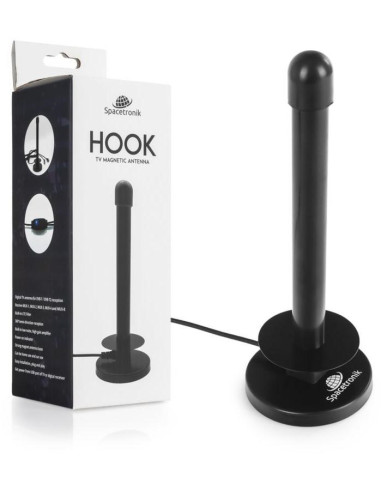 Antena Magnetyczna Dvb-T2 Spacetronik Hook Tv Usb 30Db Double Power