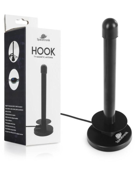 Antena Magnetyczna Dvb-T2 Spacetronik Hook Tv Usb 30Db Double Power