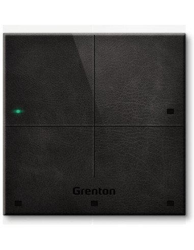 Panel Dotykowy Smart Panel 4B Czarna Skóra Grenton