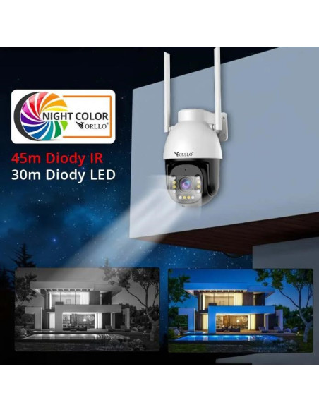 Kamera Ip Orllo Zewnętrzna Obrotowa Zoom X10 Orllo Z9 Ultra