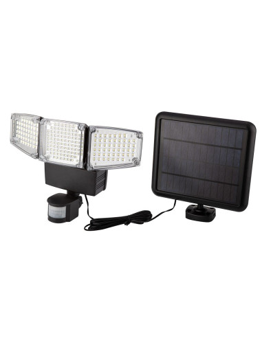 Lampa Solarna Ścienna Potrójna Led 1000 Lm