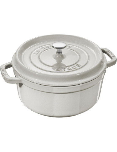 Staub La Cocotte Garnek Żeliwny Okrągły 3.8 Ltr, Truflowy
