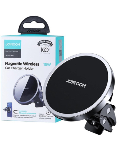 Uchwyt Samochodowy Magnetyczny Ładowarka Indukcyjna Joyroom Jr-Zs240 Qi 15W Magsafe Apple Iphone