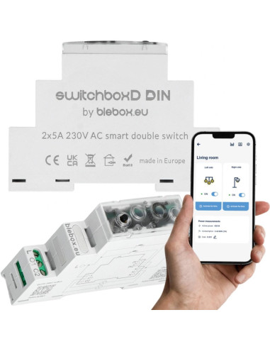 Blebox - Switchboxd Din Do Montażu Na Szynie Din