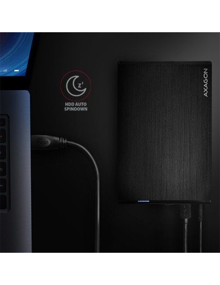 Axagon Ee35-Xa3 Obudowa Zewnętrzna 3.5", Usb 3.0, Sata Ii, Aluminium - Czarna