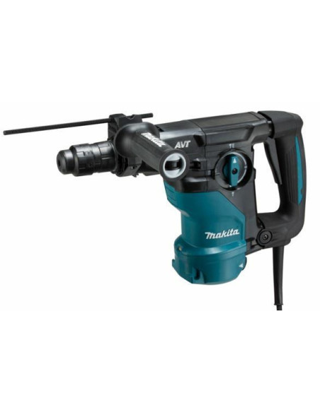 Młot Udarowo-Obrotowy Makita Hr3012Fcwj Sds-Plus 3,9J 1050W Avt Makpac + Odpylacz Dx11 Czarny, Niebieski