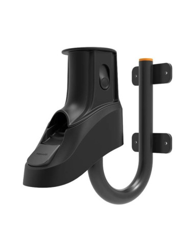 Fiskars 1027095 Uchwyt Do Węża Ogrodowego Włókno, Metal Czarny
