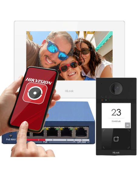 Zestaw Wideodomofonowy Ip Hilook By Hikvision Ip-Vis-Pro-W