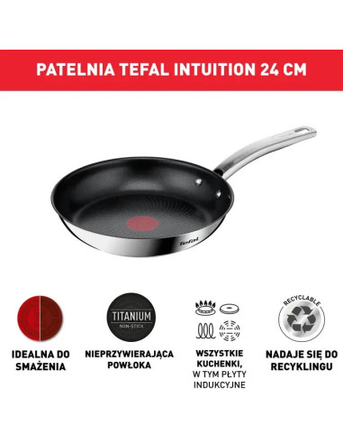 Patelnia Tefal Intuition 24 Cm B8170444