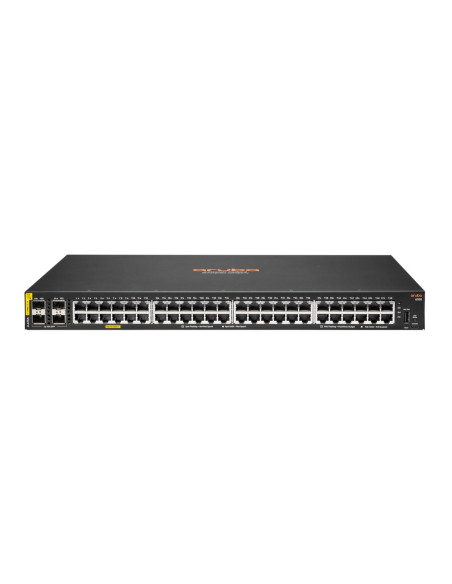 Aruba 6100 48G Class4 Poe 4Sfp+ 370W Zarządzany L3 Gigabit Ethernet (10/100/1000) Obsługa Poe 1U Czarny