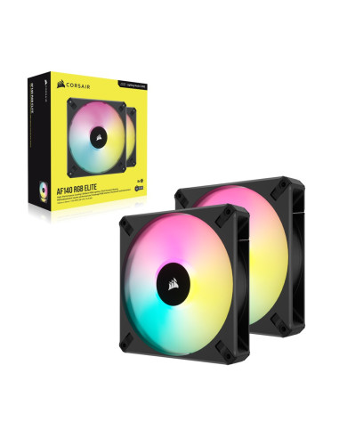 Corsair Co-9050156-Ww System Chłodzenia Komputerów Obudowa Komputera Wentylator Czarny 2 Szt.