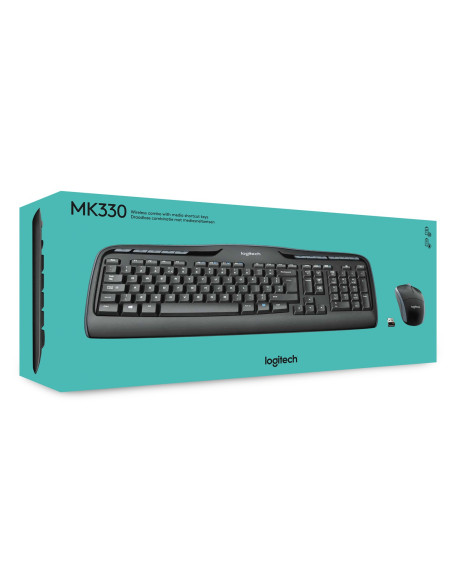Zestaw Logitech Wireless Combo Mk330 Bezprzewodowy