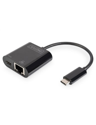 Digitus Adapter Usb Type-C™ Gigabit Ethernet Z Obsługą Power Delivery