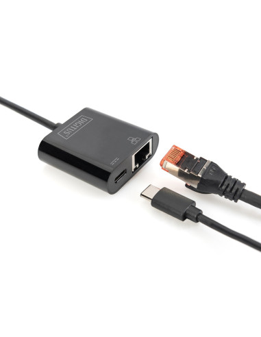 Digitus Adapter Usb Type-C™ Gigabit Ethernet Z Obsługą Power Delivery