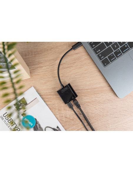 Digitus Adapter Usb Type-C™ Gigabit Ethernet Z Obsługą Power Delivery