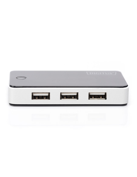 Hub Digitus Da-70222 (7X Usb 2.0  Kolor Czarny)