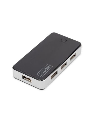 Hub Digitus Da-70222 (7X Usb 2.0  Kolor Czarny)