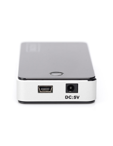 Hub Digitus Da-70222 (7X Usb 2.0  Kolor Czarny)