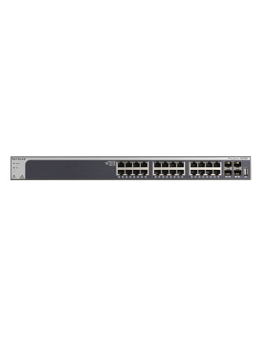 Netgear Xs728T Zarządzany L2+/L3 10G Ethernet (100/1000/10000) Czarny