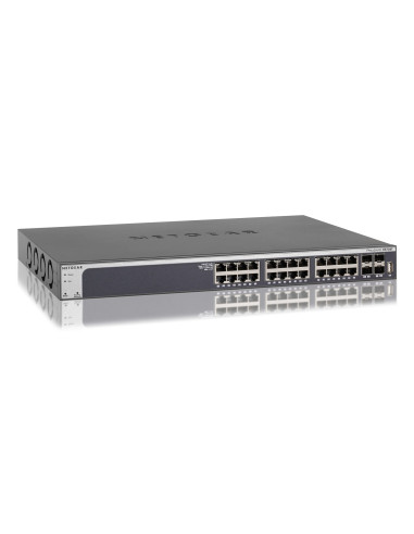 Netgear Xs728T Zarządzany L2+/L3 10G Ethernet (100/1000/10000) Czarny