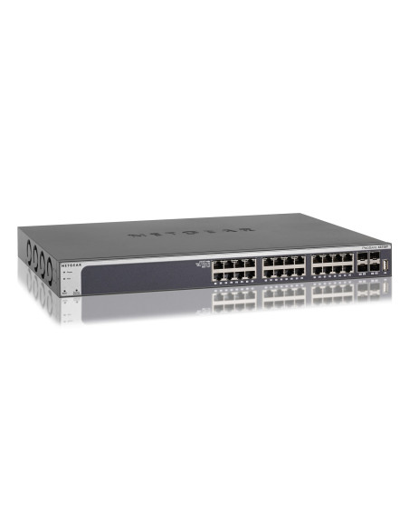 Netgear Xs728T Zarządzany L2+/L3 10G Ethernet (100/1000/10000) Czarny
