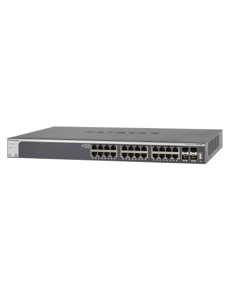 Netgear Xs728T Zarządzany L2+/L3 10G Ethernet (100/1000/10000) Czarny