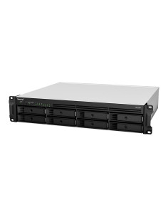 Nas Synology Rs1221Rp+  2U Rack  8X (3.5" Sata Hdd/2.5" Sata Hdd)  Amd Ryzen V1500B  4 Gb Ddr4 Ecc Sodimm, 4X 1Gbe Rj-45 2