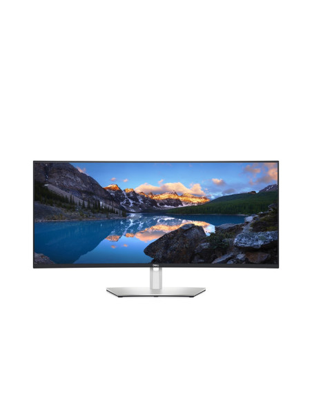 Dell Ultrasharp U3824Dw Led Display 95,2 Cm (37.5") 3840 X 1600 Px Wide Quad Hd+ Lcd Czarny, Srebrny