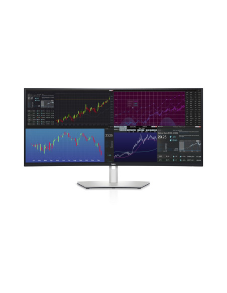 Dell Ultrasharp U3824Dw Led Display 95,2 Cm (37.5") 3840 X 1600 Px Wide Quad Hd+ Lcd Czarny, Srebrny