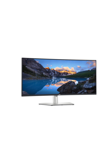 Dell Ultrasharp U3824Dw Led Display 95,2 Cm (37.5") 3840 X 1600 Px Wide Quad Hd+ Lcd Czarny, Srebrny