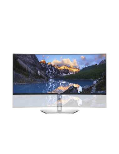 Dell Ultrasharp U3824Dw Led Display 95,2 Cm (37.5") 3840 X 1600 Px Wide Quad Hd+ Lcd Czarny, Srebrny