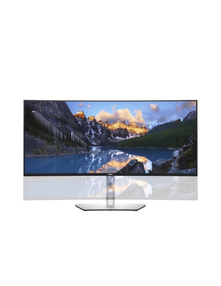 Dell Ultrasharp U3824Dw Led Display 95,2 Cm (37.5") 3840 X 1600 Px Wide Quad Hd+ Lcd Czarny, Srebrny
