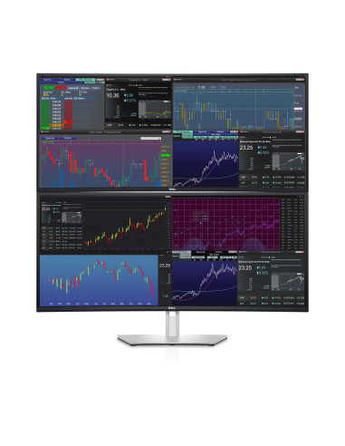 Dell Ultrasharp U3824Dw Led Display 95,2 Cm (37.5") 3840 X 1600 Px Wide Quad Hd+ Lcd Czarny, Srebrny