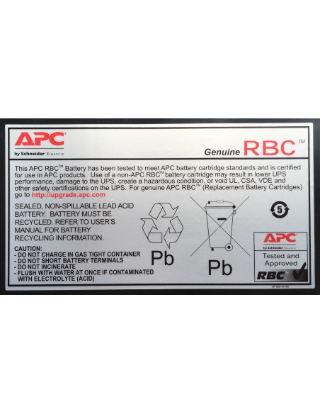 Apc Replacement Battery Cartridge  43