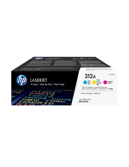 Toner Cartridge 312A C/Y/M/Triple Pack