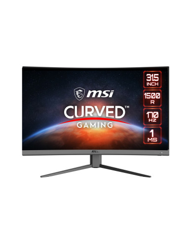 Msi G32Cq4De E2 Monitor Komputerowy 80 Cm (31.5") 2560 X 1440 Px Wide Quad Hd Lcd Czarny
