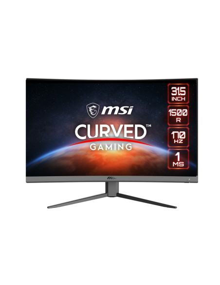 Msi G32Cq4De E2 Monitor Komputerowy 80 Cm (31.5") 2560 X 1440 Px Wide Quad Hd Lcd Czarny
