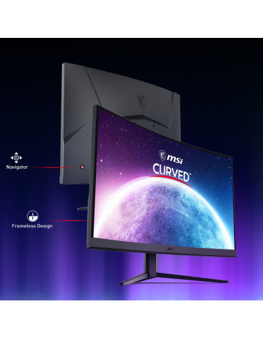 Msi G32Cq4De E2 Monitor Komputerowy 80 Cm (31.5") 2560 X 1440 Px Wide Quad Hd Lcd Czarny