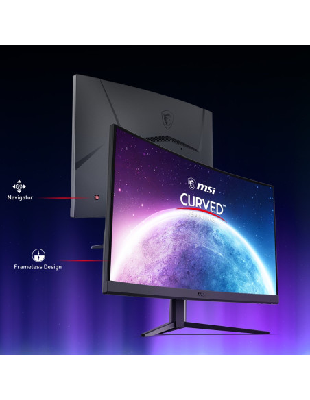 Msi G32Cq4De E2 Monitor Komputerowy 80 Cm (31.5") 2560 X 1440 Px Wide Quad Hd Lcd Czarny