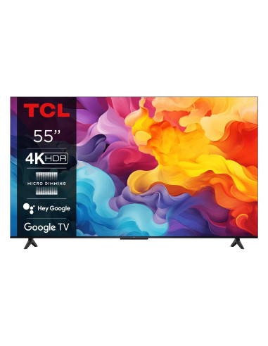 Telewizor Tcl 55V6B 55" Led 4K Google Tv Hdmi 2.1 Czarny