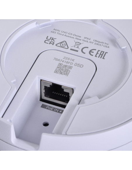 Kamera Ubiquti Unifi G5 Dome (Uvc-G5-Dome) 4Mp 2688 X 1512 (16:9) Ipx4 Ik08