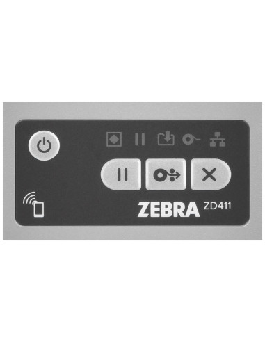 Zebra Zd411 Drukarka Etykiet Bezpośrednio Termiczny 203 X 203 Dpi 152 Mm/S Przewodowy I Bezprzewodowy Bluetooth