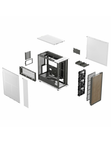Fractal Design Fd-C-Nor1X-03 Zabezpieczenia & Uchwyty Komputerów Midi Tower Biały