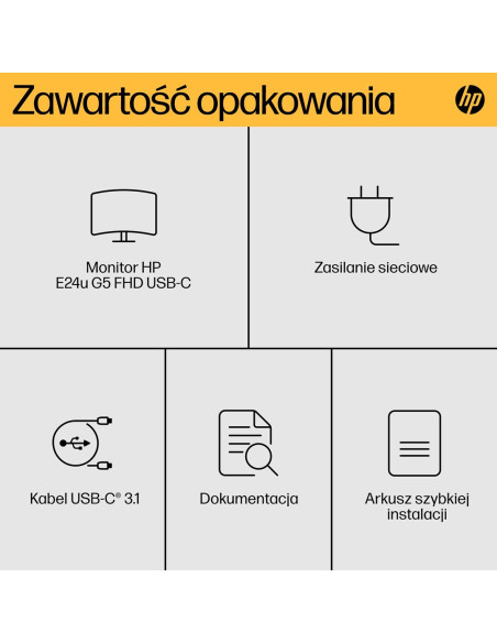 Monitor Hp E24U G5 6N4D0Aa 23,8", 1920X1080 Fhd Usb-C