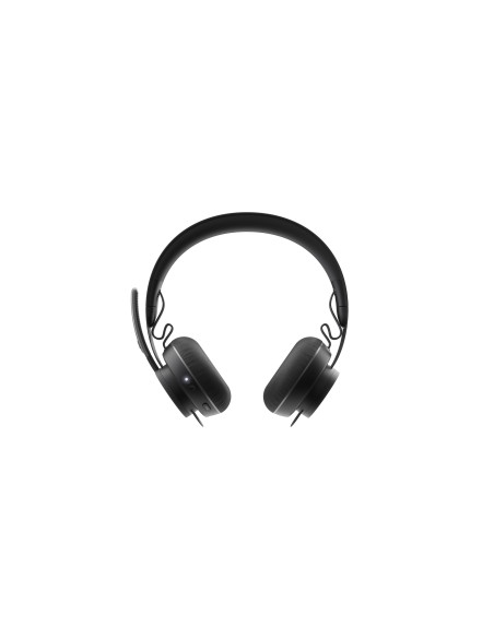Logitech Zone Zestaw Słuchawkowy Bezprzewodowy Opaska Na Głowę Biuro/Centrum Telefoniczne Bluetooth Grafitowy
