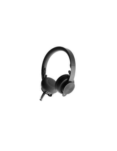 Logitech Zone Zestaw Słuchawkowy Bezprzewodowy Opaska Na Głowę Biuro/Centrum Telefoniczne Bluetooth Grafitowy